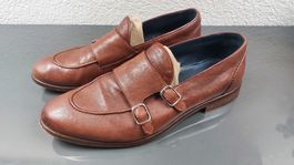 Elegante Lederschuhe, Gr. 41/42 braun, Top!