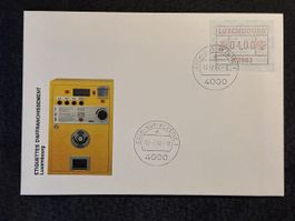 Enveloppe Luxembourg Affranchissement Affranchis. 1984