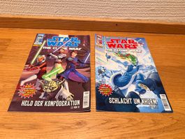 2x Star Wars The Clone Wars Comic