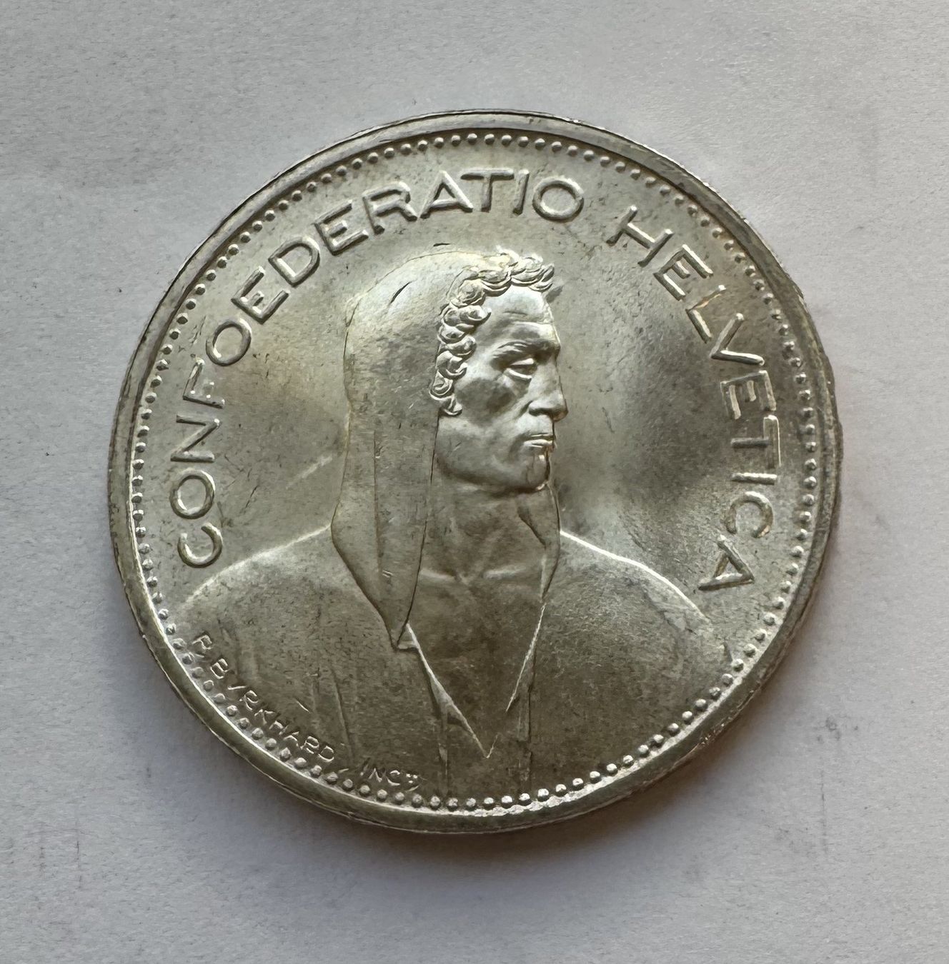 Tutti le monete: 1949 5 Franken unz – Nuovo (secondo la descrizione) da Kirchberg SG venduto da Z-Collection 1