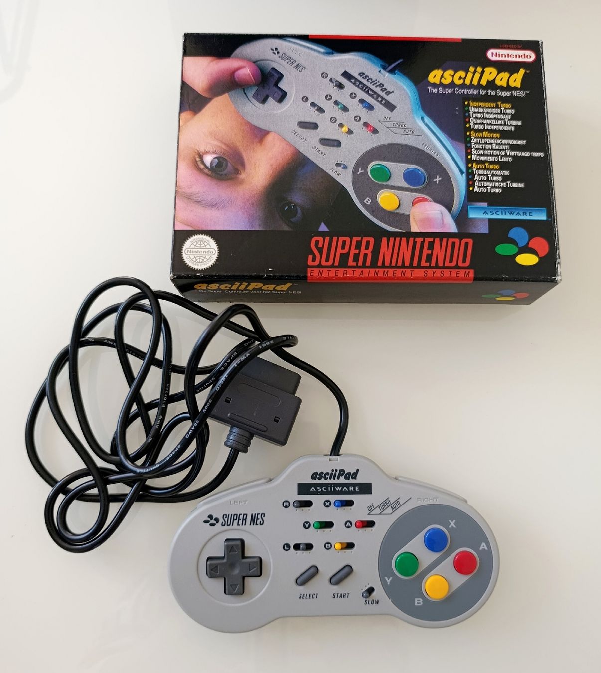 Nintendo Controller: Controller Asciiware Super Nintendo mit Originalverpackung – Gebraucht aus Wil SG von Donaldus 2