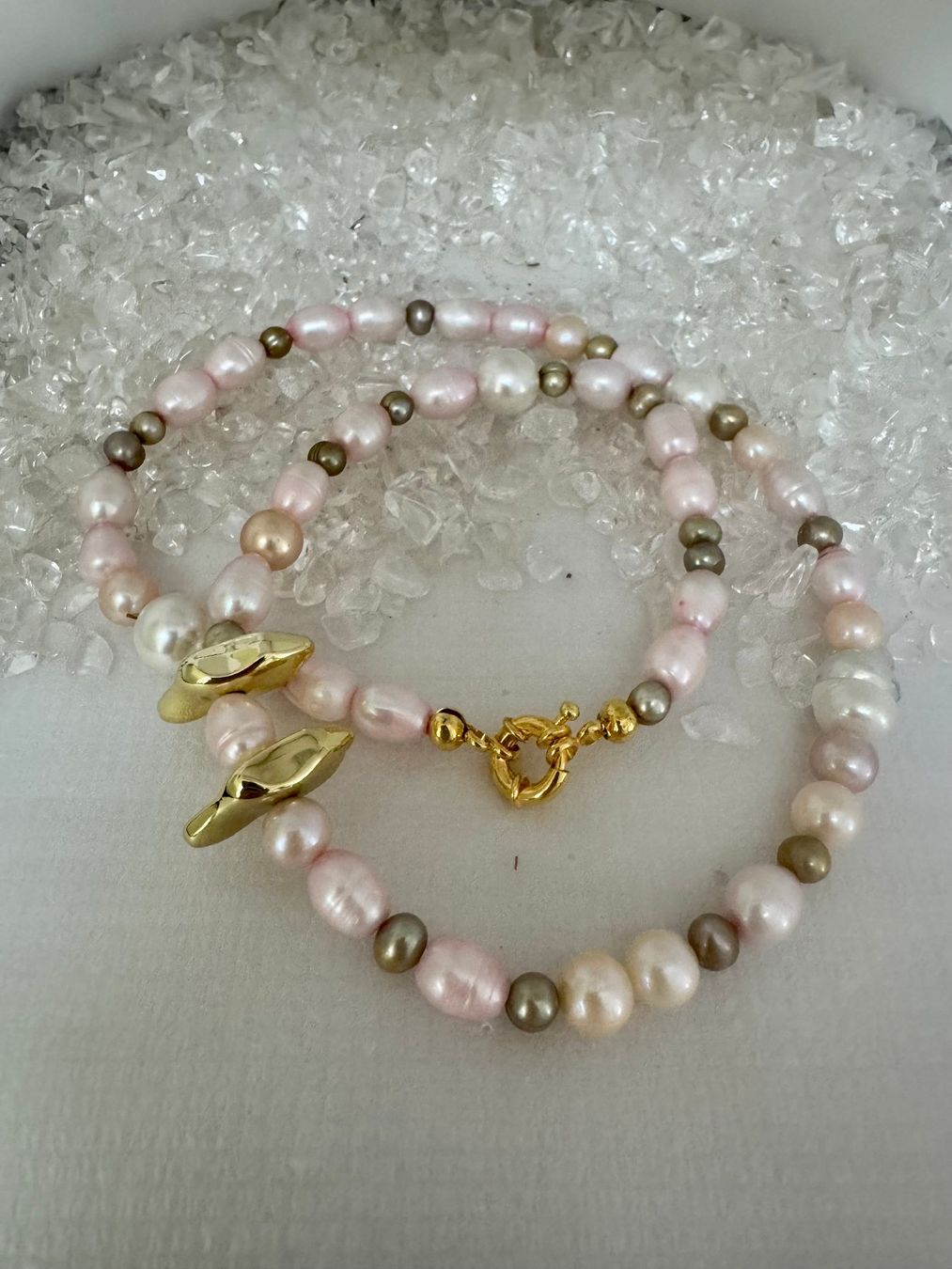 Catenine: Halskette Perlen / Kunstelemente – Nuovo (secondo la descrizione) da Biberist venduto da tl-schmuck 1