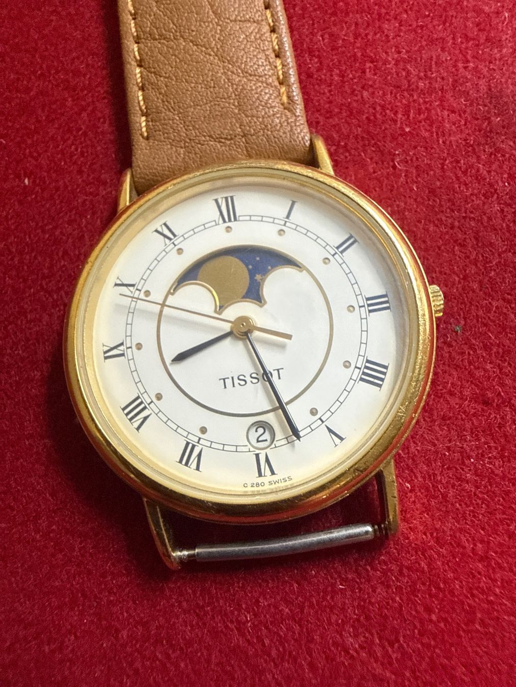 Tissot Orologi: Tissot Mondphase 33 mm – Usato da Pfeffingen venduto da Allhandelklgwatches