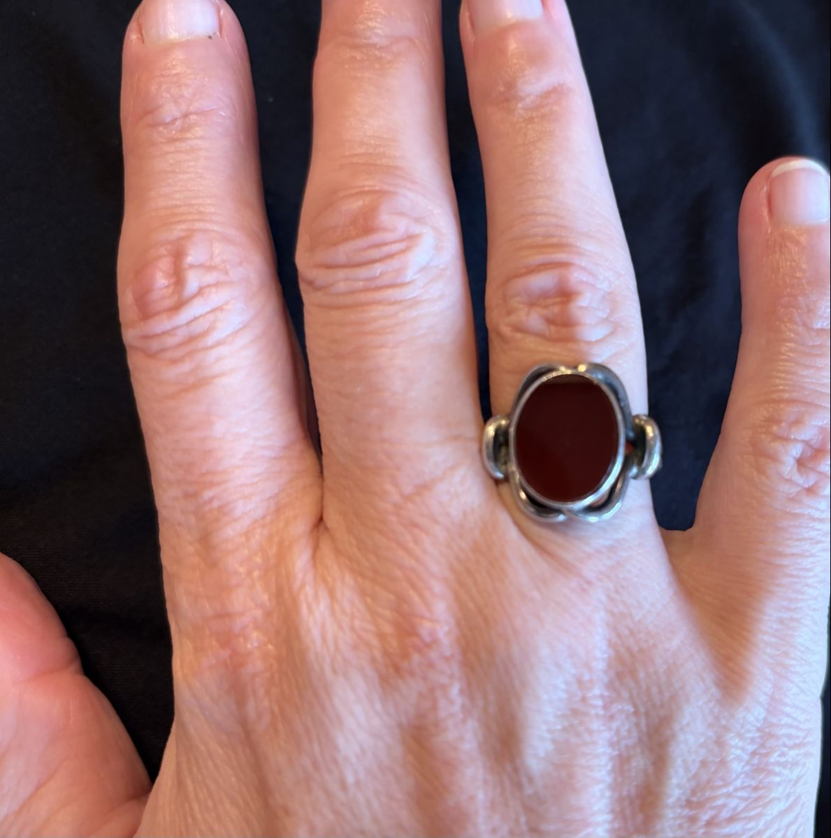 Anelli: Antiker Siegelring Silber mit Karneol Ring Grösse 58/59 – Usato da Zürich venduto da wei_8n2l 1