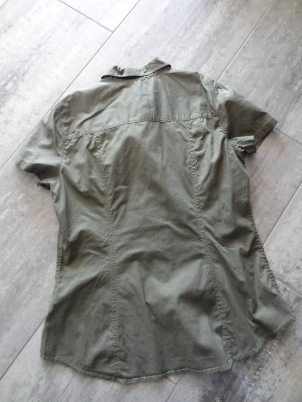 Camicette: Bluse khaki, ca. Gr. M – Usato da Entlebuch venduto da Waldschratt65 4