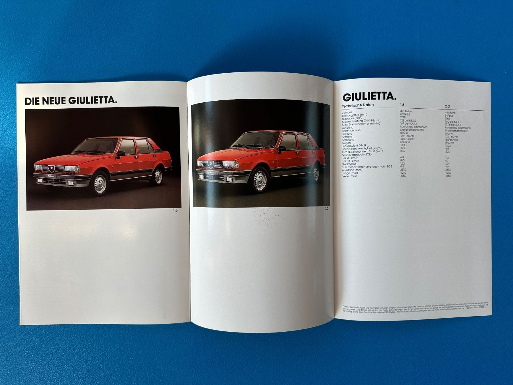 Alfa Romeo Dokumente: Prospekt  Alfa  Giulietta – Gebraucht aus Boswil von pavo1 6