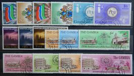 Gambia British Lot mit alten Werten II