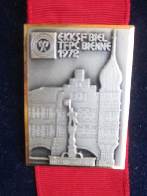 Medaillen: Match Meisterschaft EKKSF Biel Bienne 1972 – Gebraucht aus Luzern von Horoskop1 1