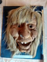 Holzmaske Fasnacht Volkskunst geschnitzt  30 cm 💯🧟‍♂️🔥🎭