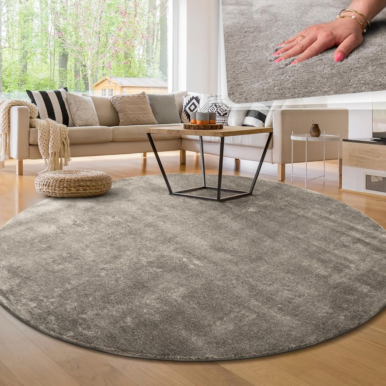 Tappeti: Spezialpreis! DIVERSE FARBEN Teppich Super Soft 160 cm – Nuovo e nell'imballaggio originale da Bern venduto da MIR-IAM 4