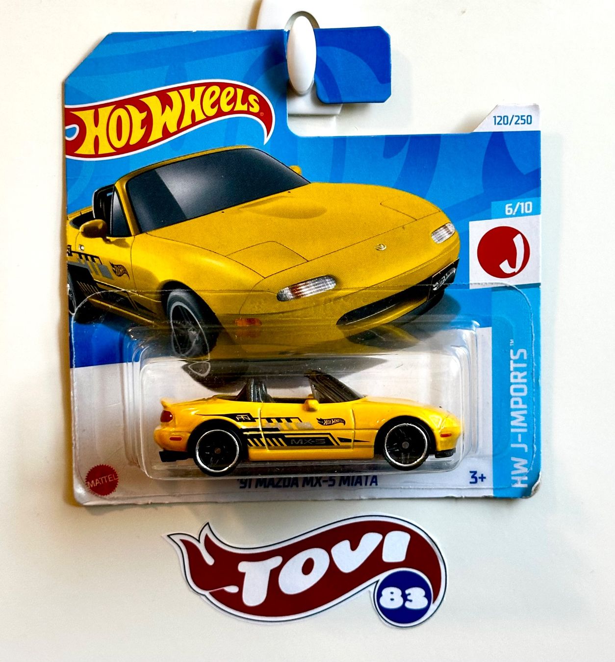 Hot Wheels Modellini d'auto: Hot Wheels '91 Mazda MX-5 Miata – Nuovo e nell'imballaggio originale da Wettingen venduto da Tovi83
