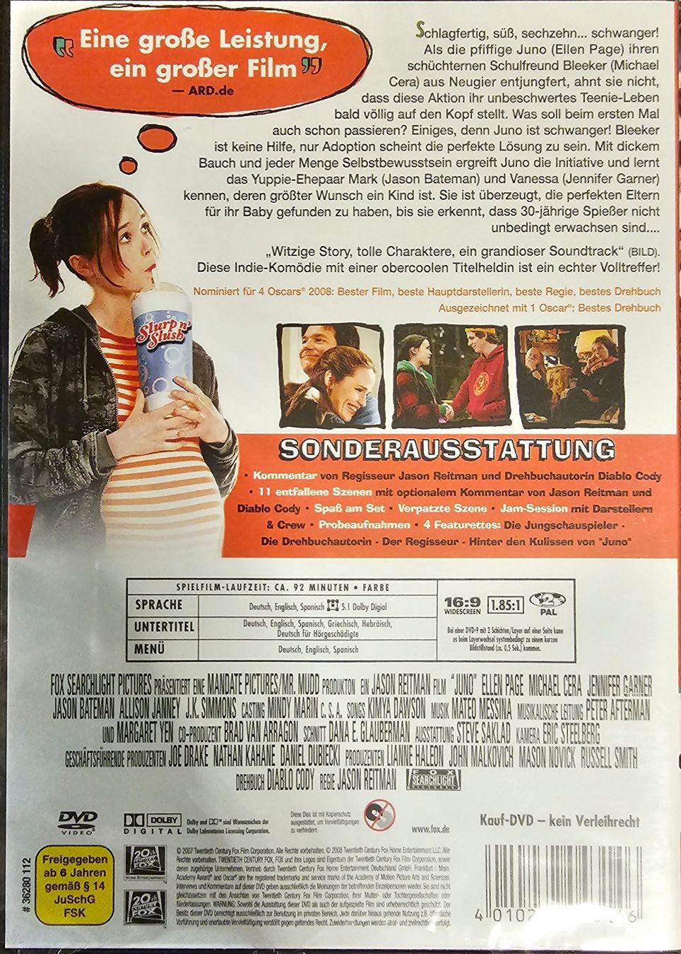 Alle DVDs: Juno – Neu und originalverpackt aus Wahlen b. Laufen von Cg10 1