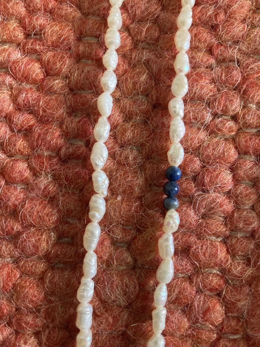 Perle (finte): Zwei Biwa Perlen Colliers je 90cm – Usato da Pfäffikon ZH venduto da Jorunnholm 1