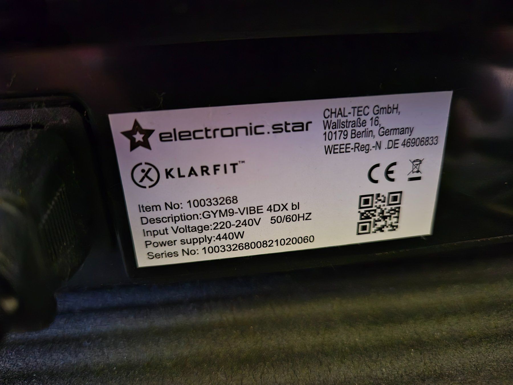 Hometrainer: Vibrationsplatte Klarfit Vibe 4DX – Usato da Bremgarten AG venduto da Spirelli 2