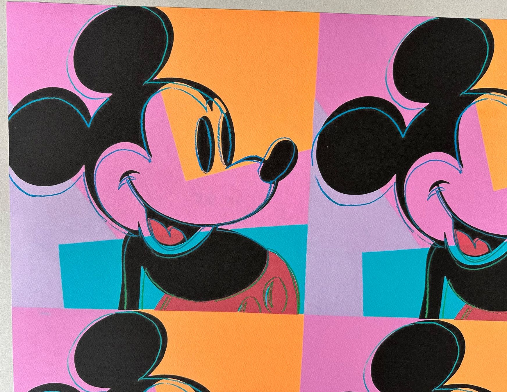 Dipinti: Andy Warhol: Mickey Mouse, POP Art 246/2400 – Nuovo (secondo la descrizione) da Meilen venduto da Smgdesign 3