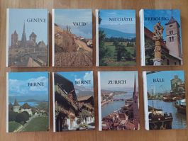 Lot « Les Cantons Suisses » de 21 volumes sur 24.