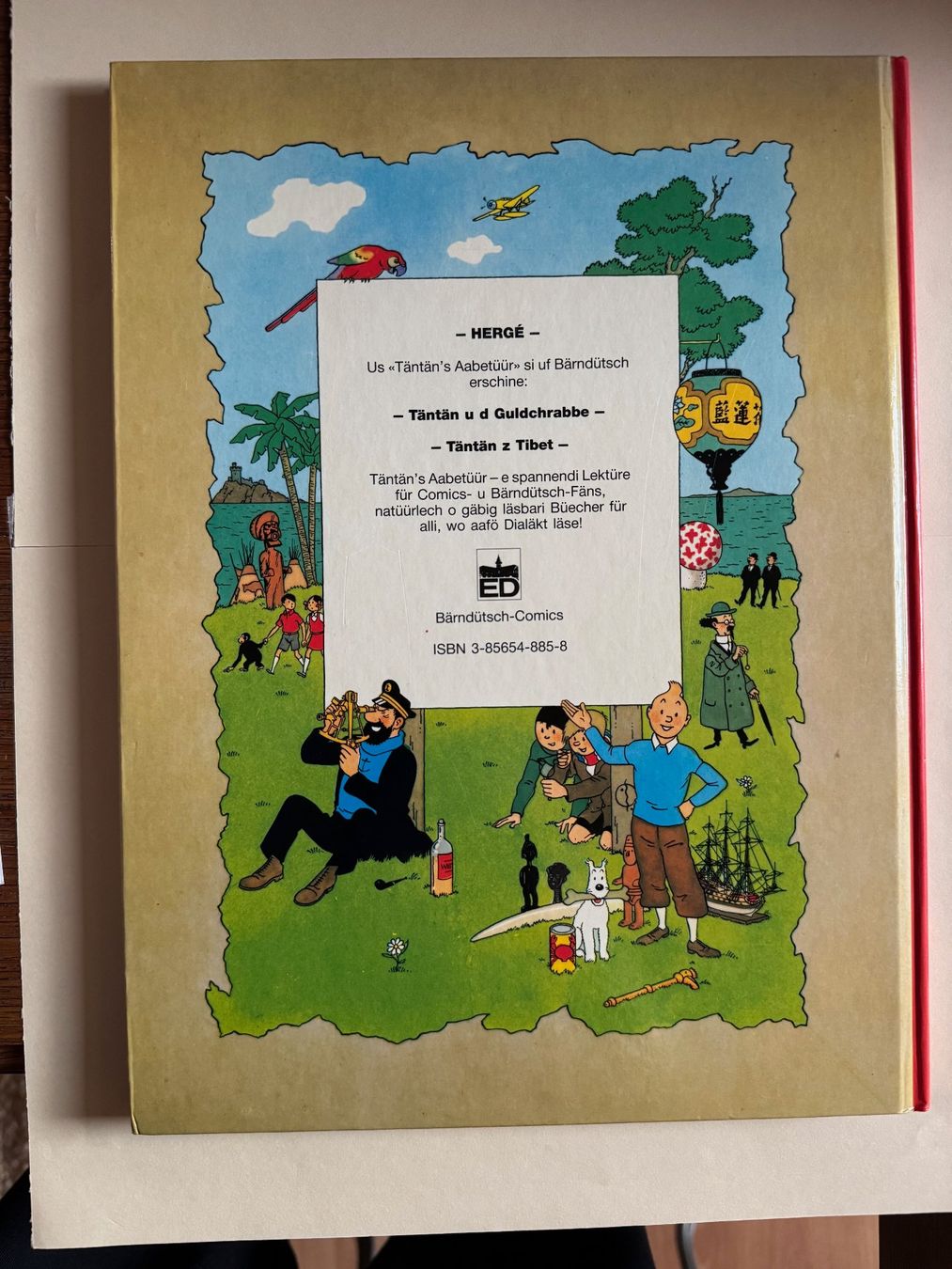 Fumetti: Tim + Struppi:  TÄNTÄN UD GULDCHRABBE - Bärndütsch-Comics – Usato da Hedingen venduto da Wowi 7