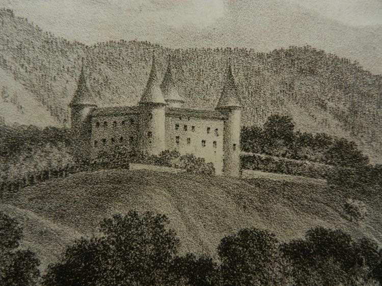 Incisioni: Schloss Berthe Yverdon – Usato da Risch venduto da Antikfee 9
