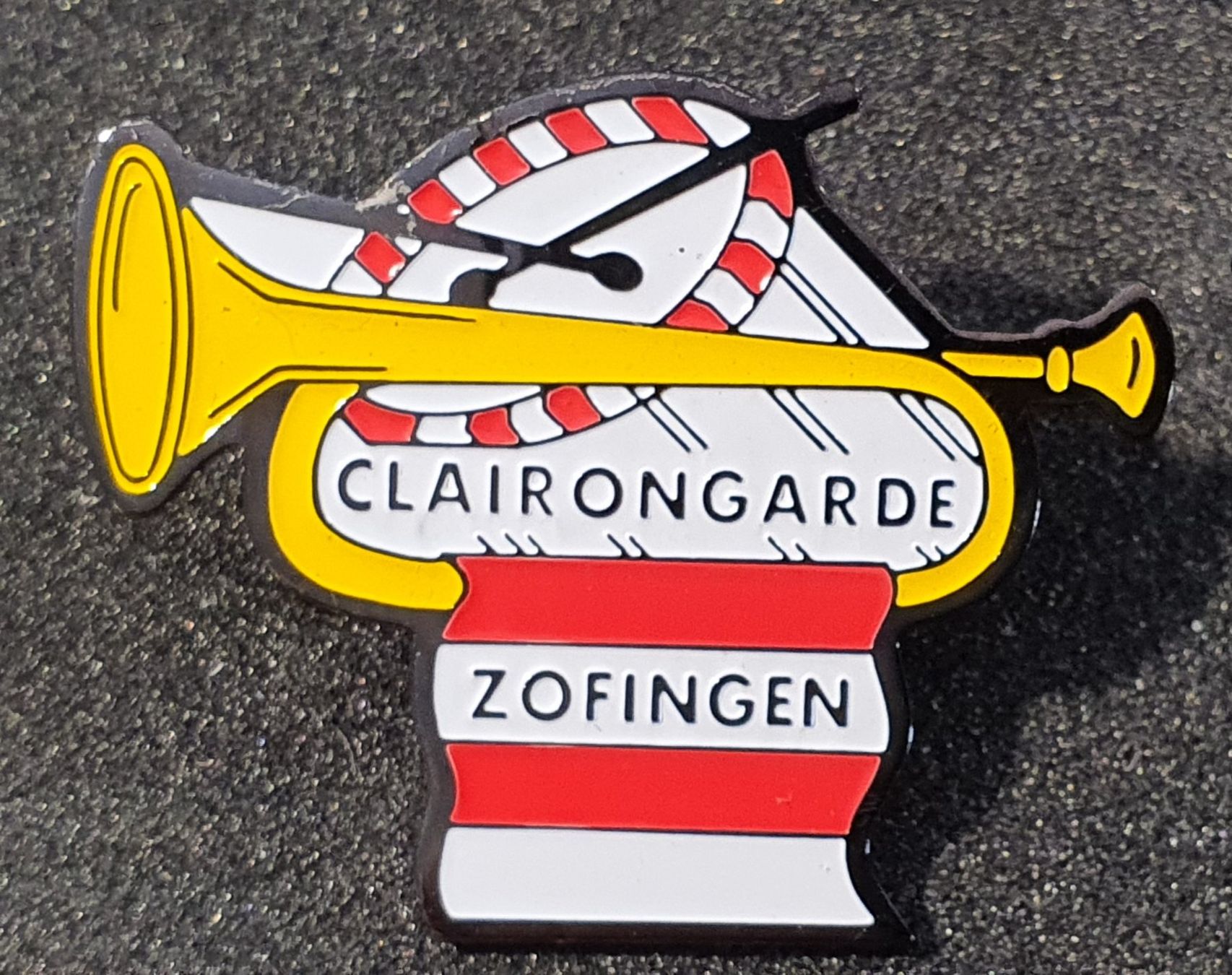 Placchette & Badge: S103 - Pin Clairon Garde Zofingen – Usato da Reinach BL venduto da Boston-Verkauf