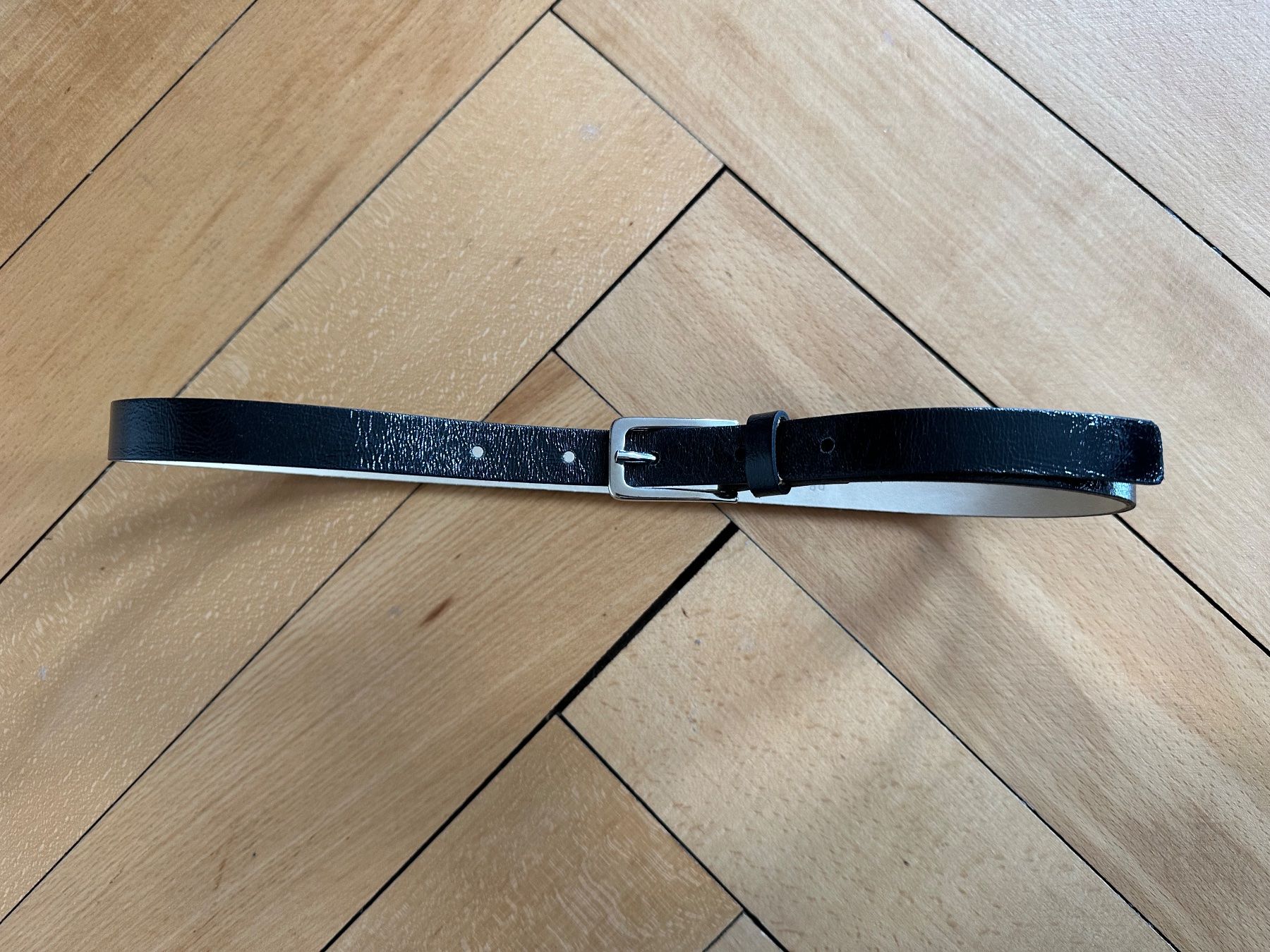 Gürtel: Schwarzer Lackledergürtel – Gebraucht aus Zürich von MakasoZH 7