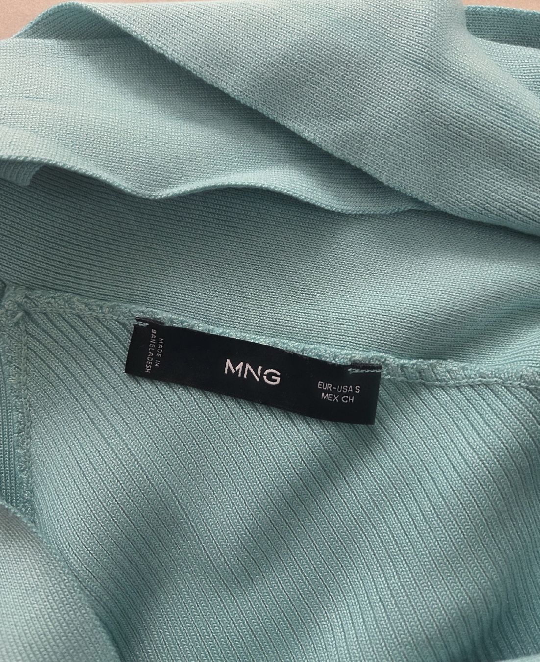 Mango Top: NEU Mango Gestrickter Top Hellblau Türkis, S - turquoise – Nuovo (secondo la descrizione) da Au ZH venduto da tis_8fmn 4