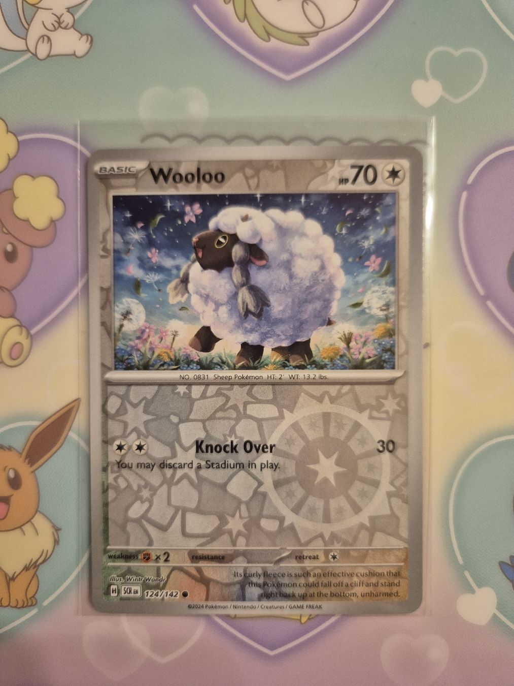 Pokémon Carte collezionabili: Wooloo Reverse Holo Pokemon SCR 124/142 EN – Nuovo (secondo la descrizione) da Altdorf UR venduto da Josi5588
