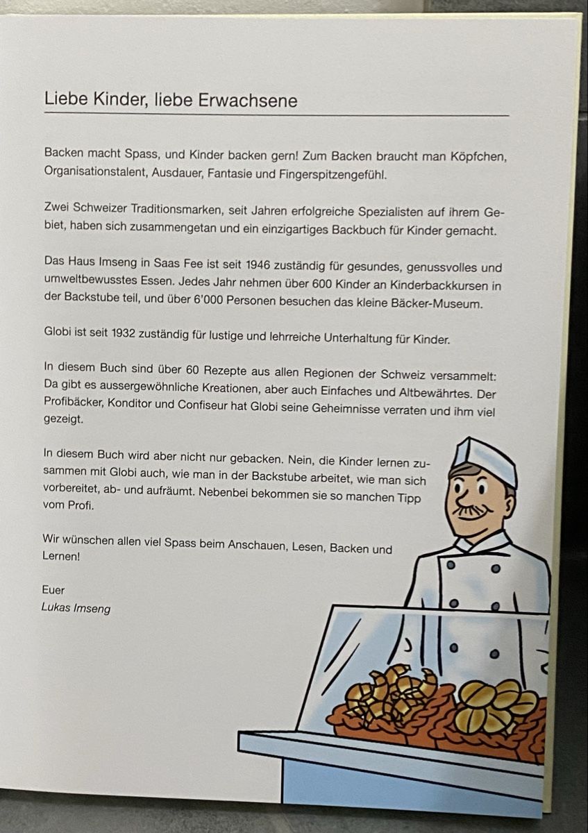 Fumetti: Backen mit Globi, unbemalt - NEU – Nuovo e nell'imballaggio originale da Bözberg venduto da RosmarieOb 4