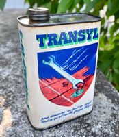 Vintage Öldose / Bidon TRANSYL France 1 Liter