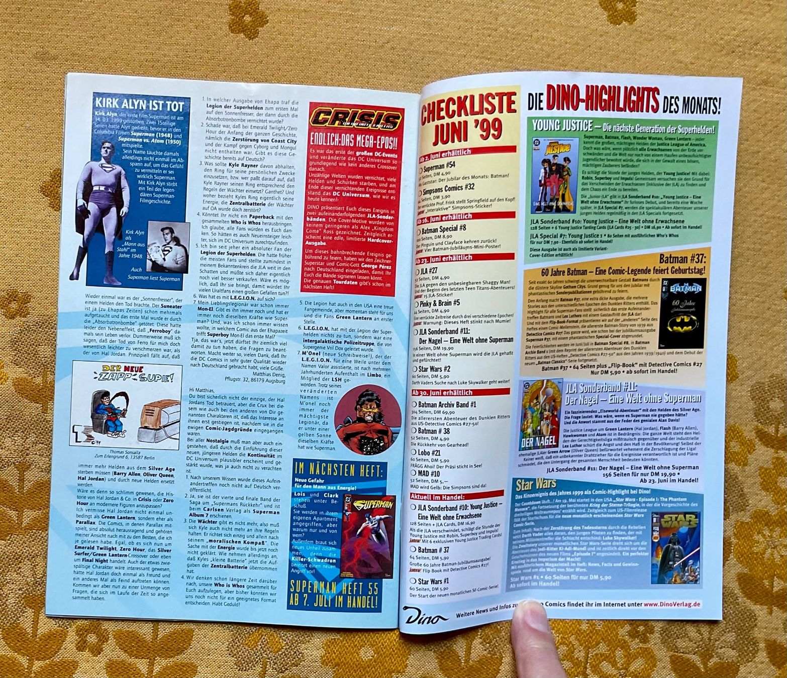 Comics: Superman Heft Nr 54 von 1999 – Gebraucht aus Endingen von nathan05 8
