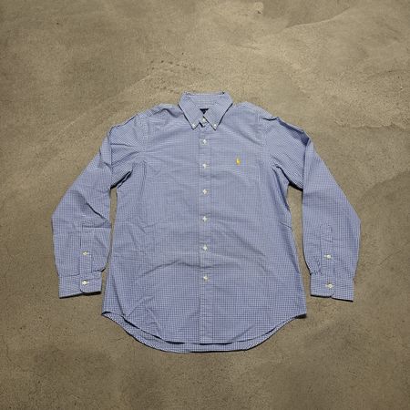 Ralph Lauren Hemd kariert blau Grösse M guter Zustand