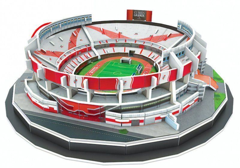 Puzzle: River Plate El Monumental 3D Puzzle – Nuovo e nell'imballaggio originale da Wil SG venduto da Football-Legends 1