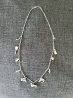 Kette Silber mit Anhängern