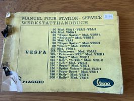 Vespa Piaggio Servicehandbuch