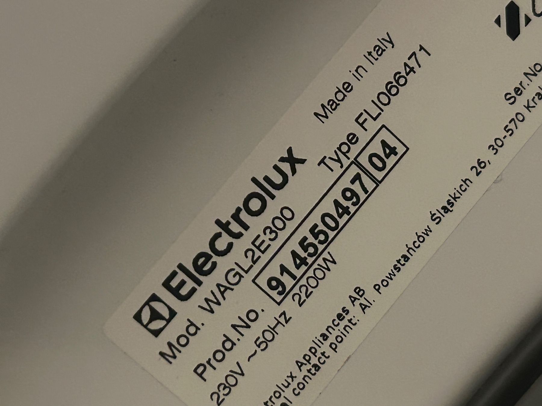 Electrolux Lavatrici: Elecrolux Waschmaschine – Usato da Zürich venduto da Barca10 5