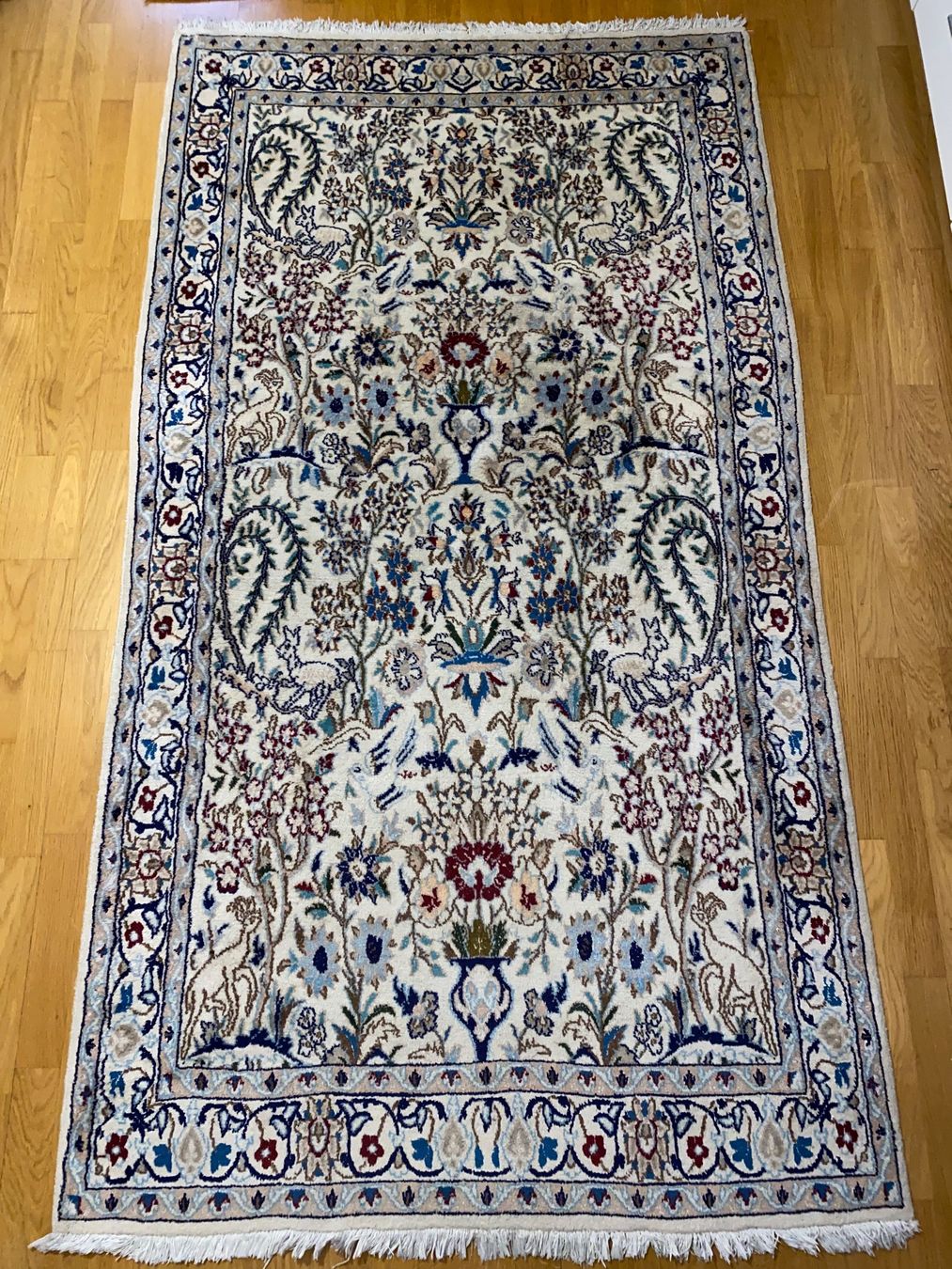 Nain Tappeti: Perserteppich Nain 225x120 – Usato da Zürich venduto da Simodo