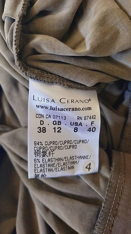 Vestiti: Robe courte Luisa Cerano taille 38 – Usato da Venthône venduto da Anamelle 1
