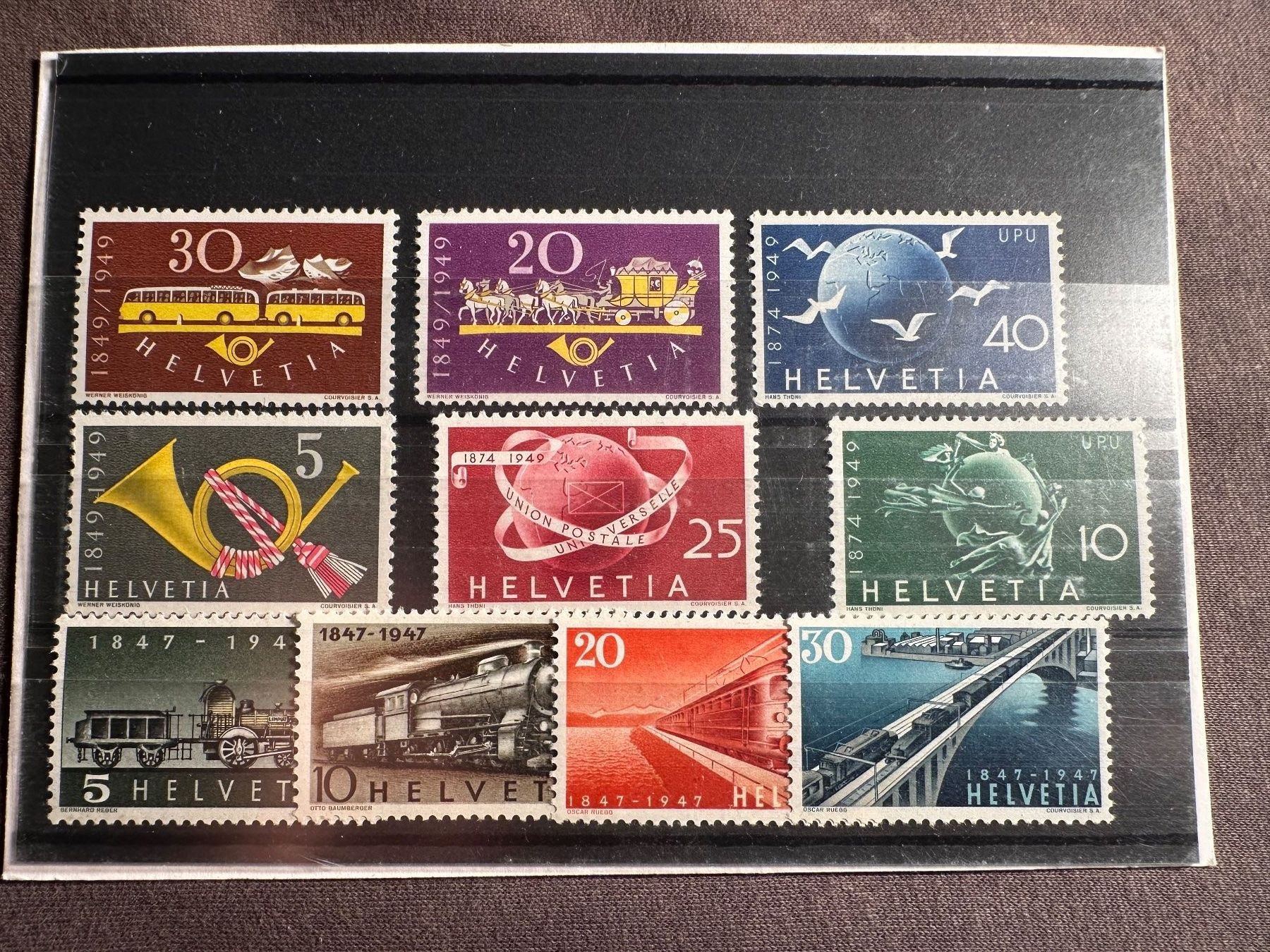 Tous les timbres: Postfrisch 1947 und 1949 – D'occasion à Stettfurt par 2442