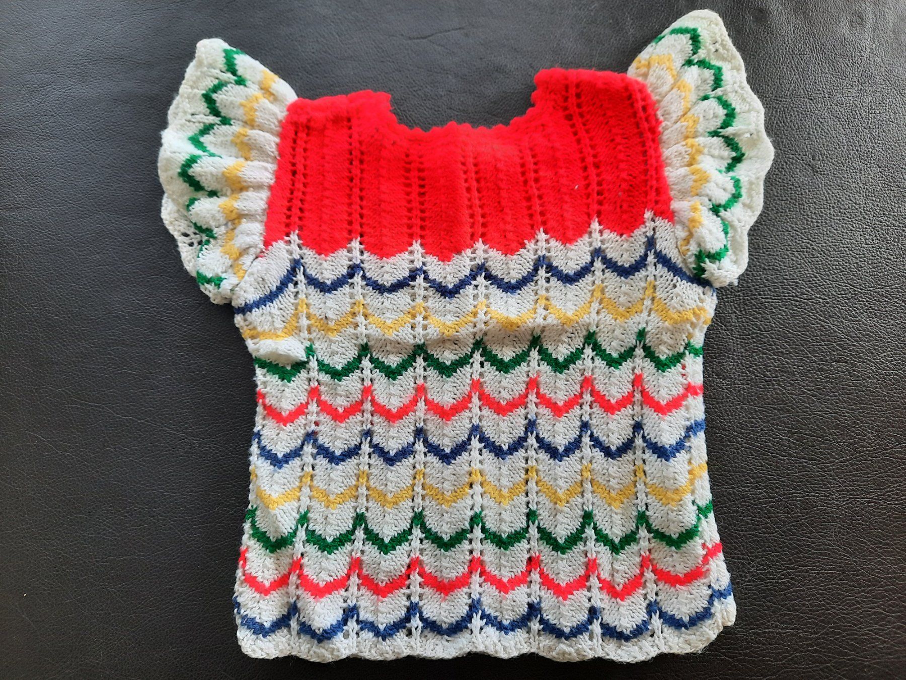 Maglioni & Felpe: Kinder Pullover gehäkelt türkis, weitere handgestrickte... – Usato da Herrliberg venduto da AlexandraBopp 2