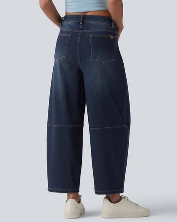 Barrel-Leg-Jeans Halara Gr. S