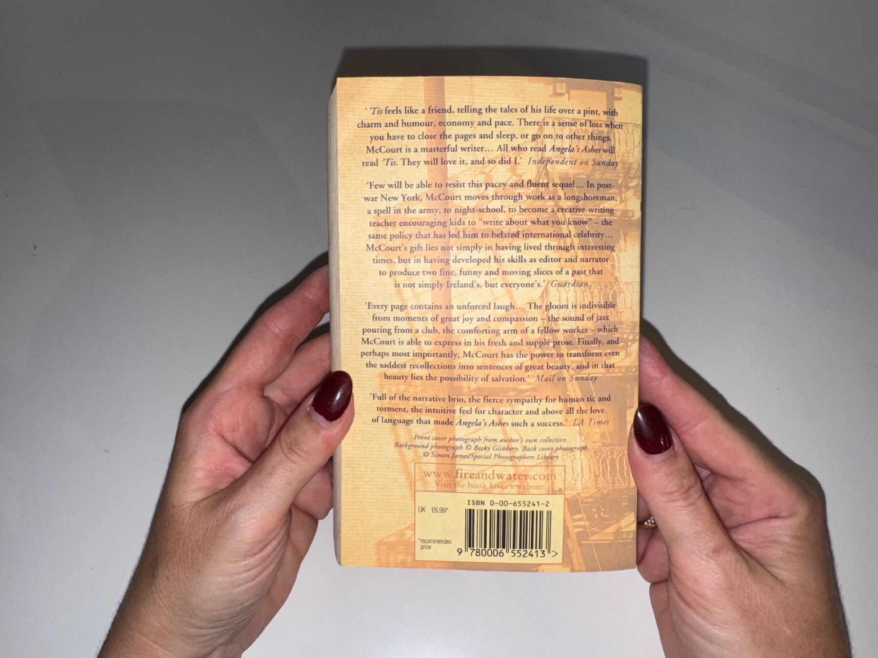 Bücher: NOVEL: Frank McCourt, Tis a memoir – Gebraucht aus Grosswangen von English_books 9