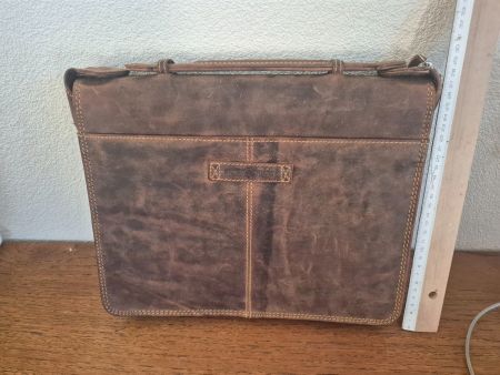Mallette,housse ordi cuir, porte-documents NEUF GREEN BURRIS
