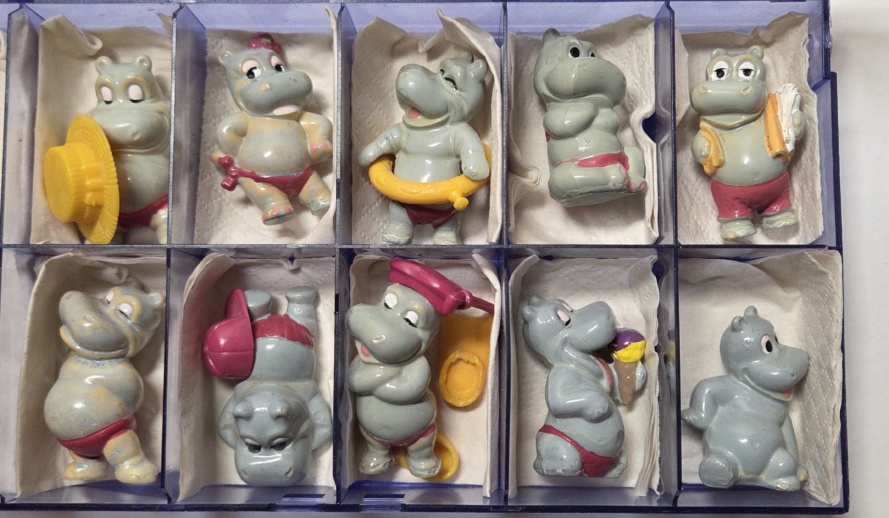 Statuette: Ü-ei Happy Hippo 1. Serie 1988 – Usato da Zürich venduto da Tobi76