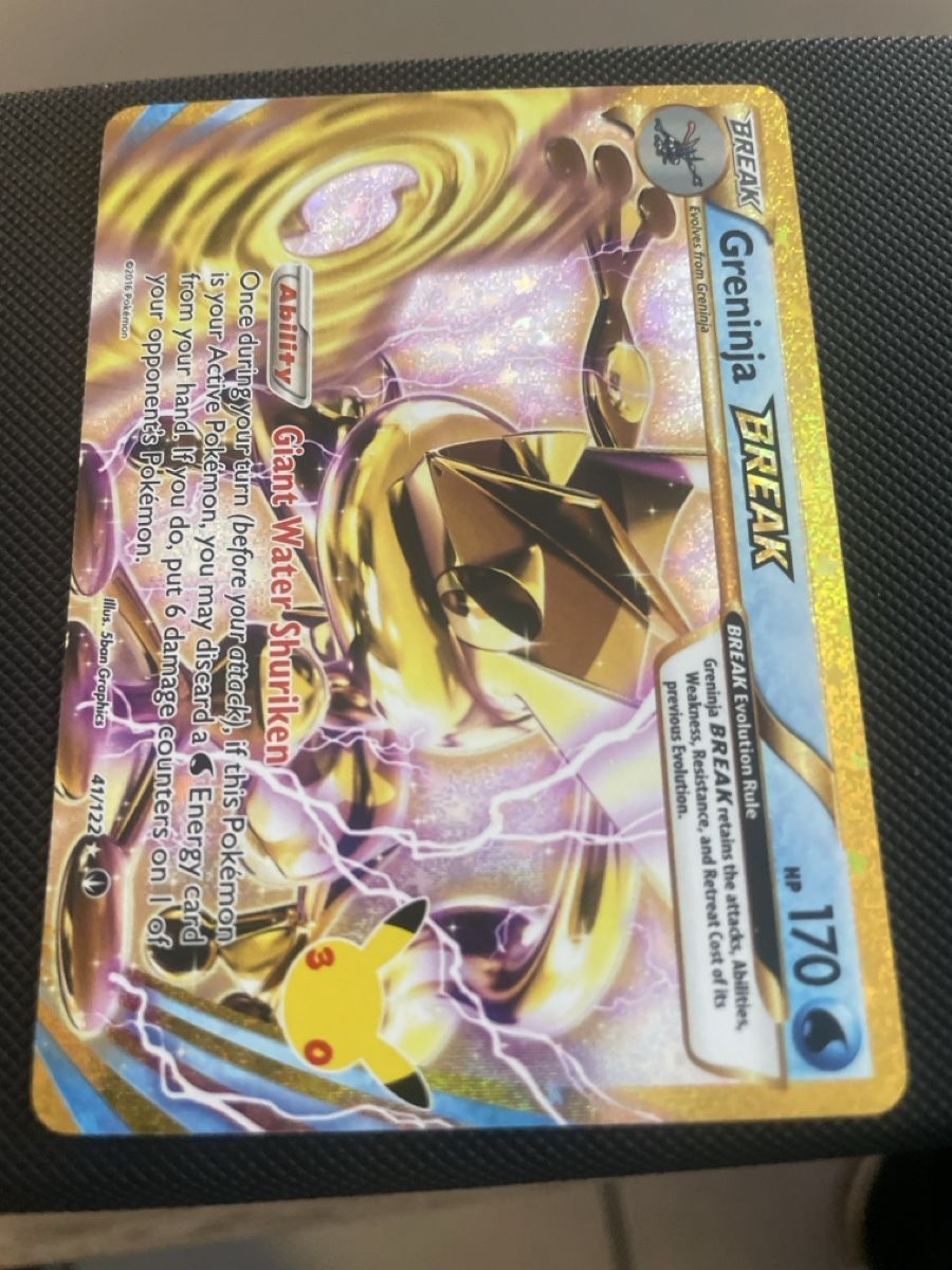 Pokémon Carte collezionabili: Pokemon Greninja Break  41/112 EN / 30th – Nuovo (secondo la descrizione) da Bellach venduto da Pokemam 1
