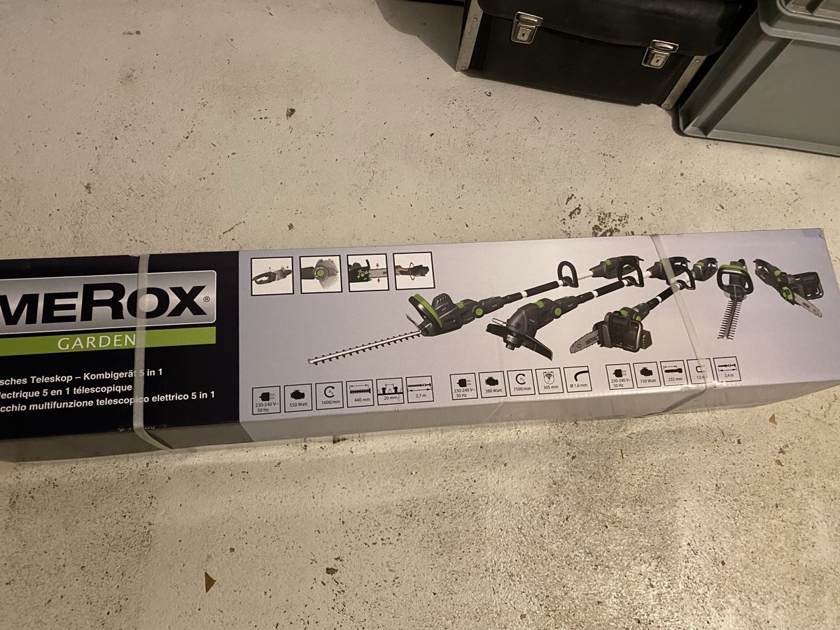 Tutte le macchine: MEROX Garten Multifunktionsgerät 5 in 1 – Nuovo (secondo la descrizione) da Volketswil venduto da Ahot 2