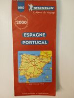 Michelin Strassenkarte Spanien Portugal 2000, Top Zustand
