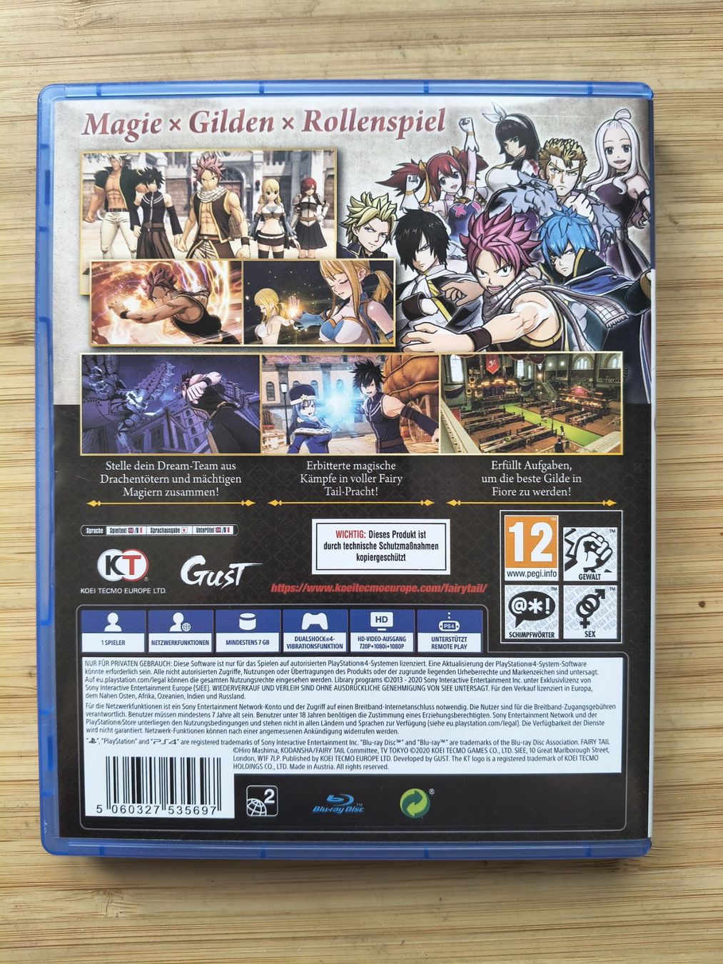 Spiele: Fairy Tail (PS 4) – Gebraucht aus Riedholz von ste_96cd 1