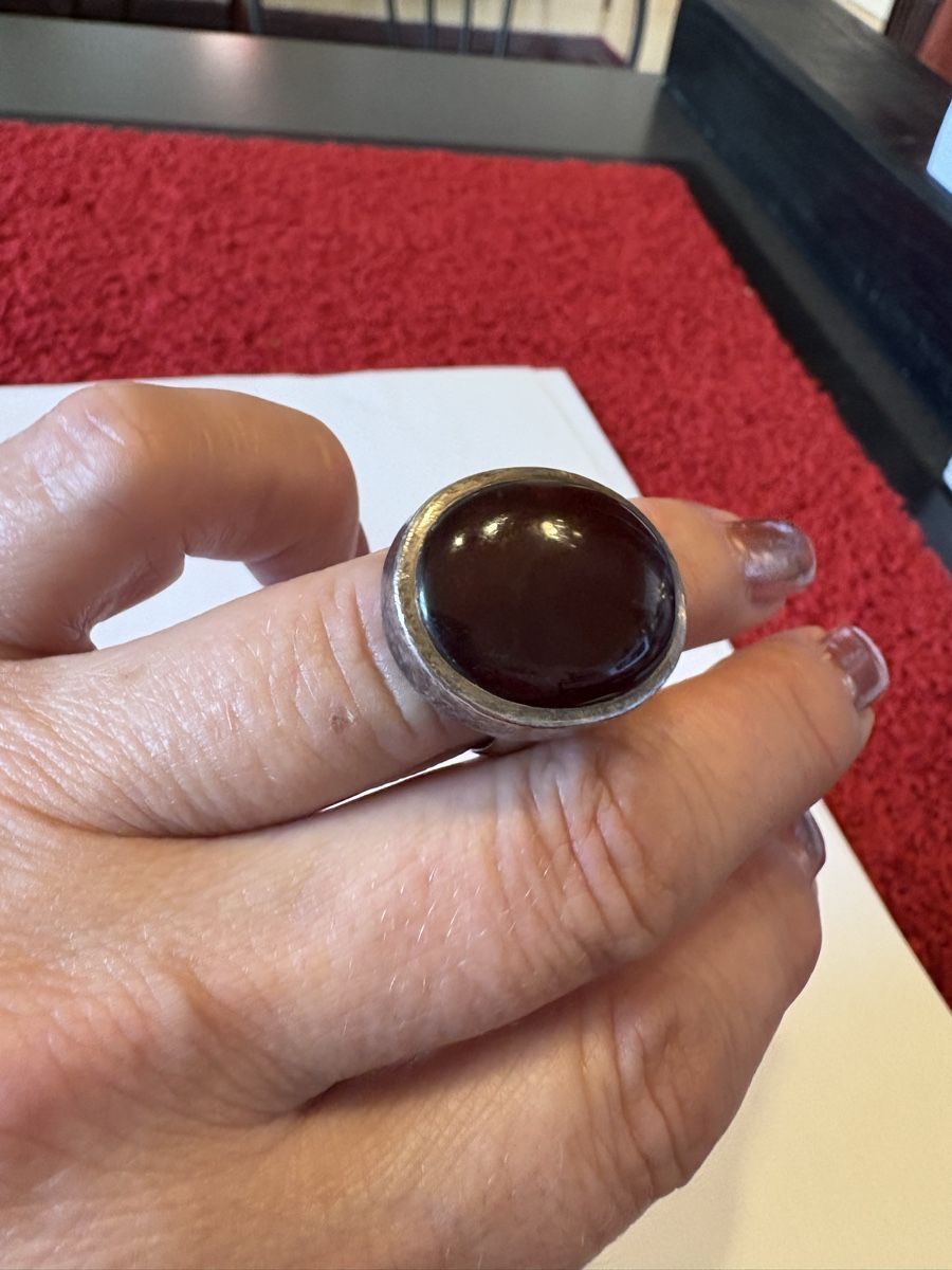 Bagues: 925 carnelian Ring silber  – D'occasion à Murten par Tzaugg 4