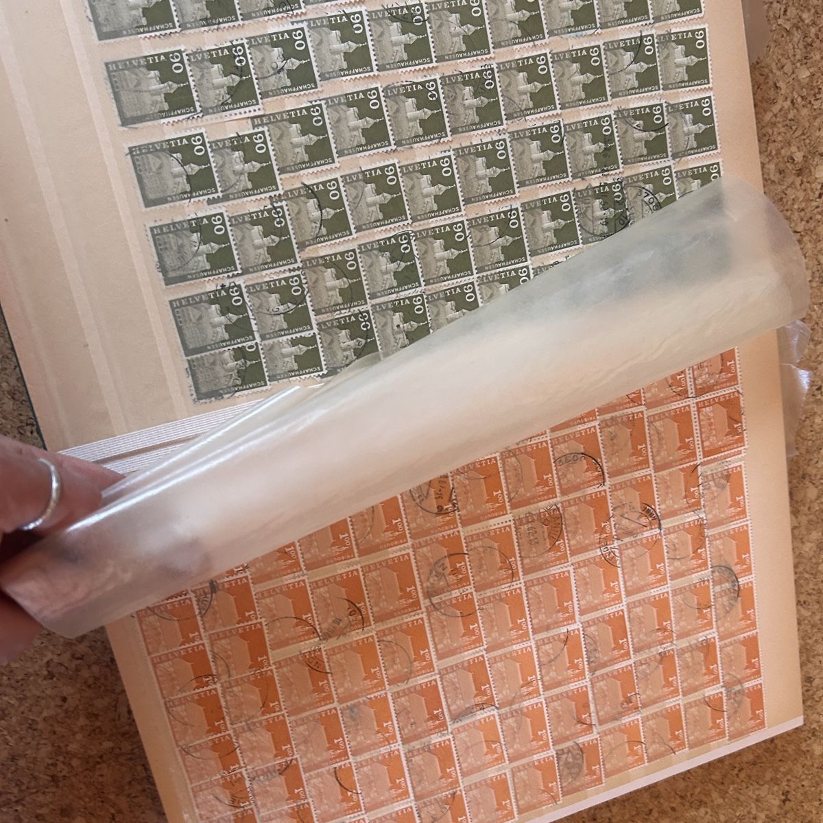 Tous les timbres: Briefmarken viele Schweizer Briefmarken! – D'occasion à Laufen par belleskulptur 8