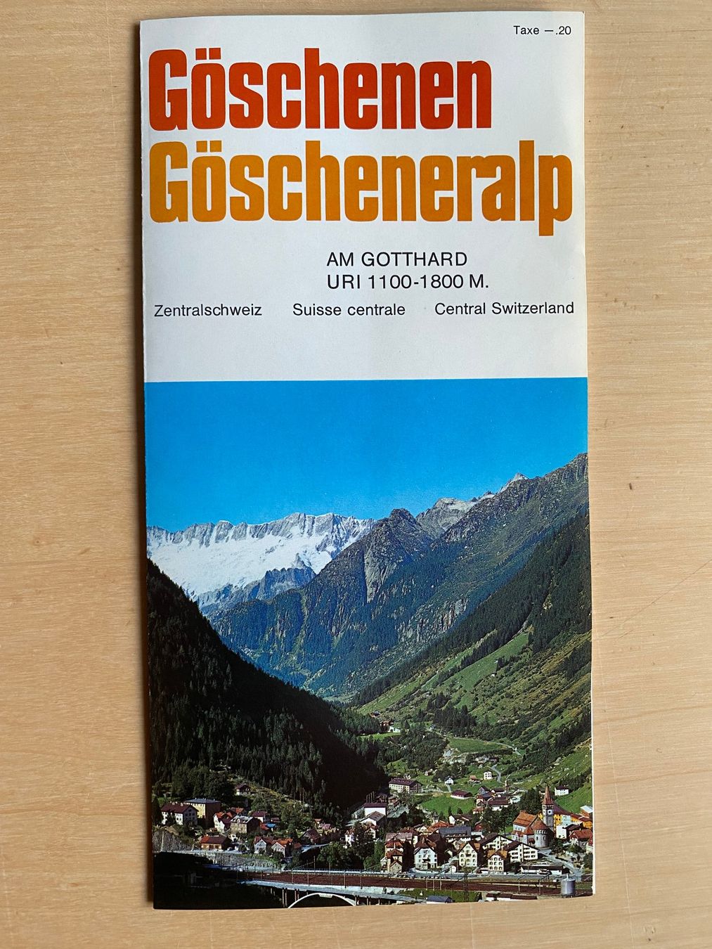 Documenti: Alter Tourismusprospekt Göschenen – Usato da deitingen venduto da popcorn02