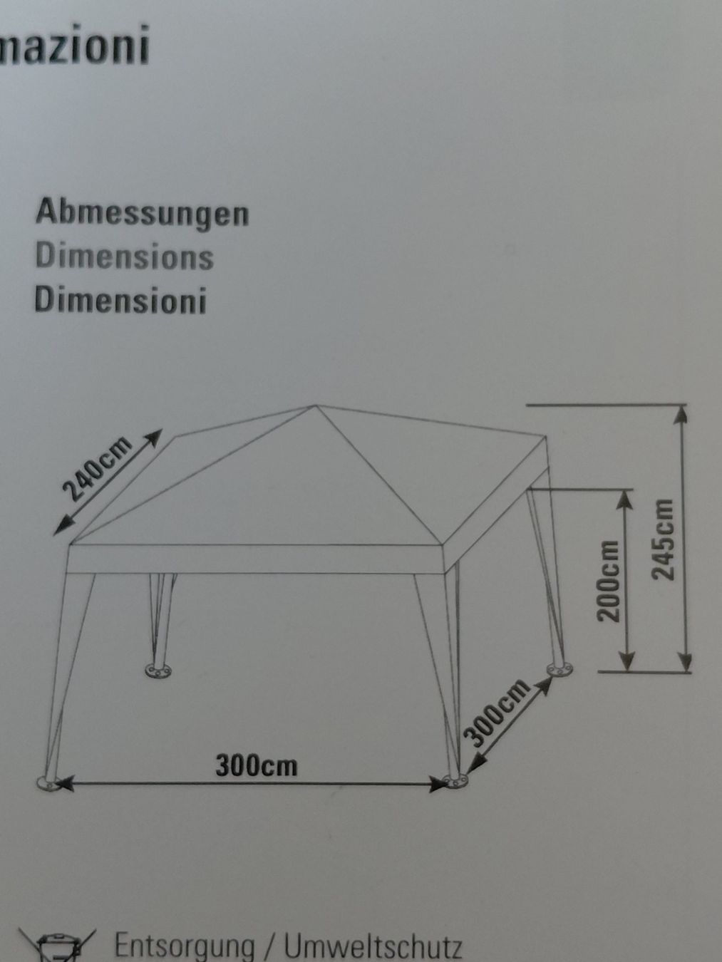 Unterstände: Pavillon weiss 300x300cm neu – Neu (gemäss Beschreibung) aus Zürich von Grancanaria 1